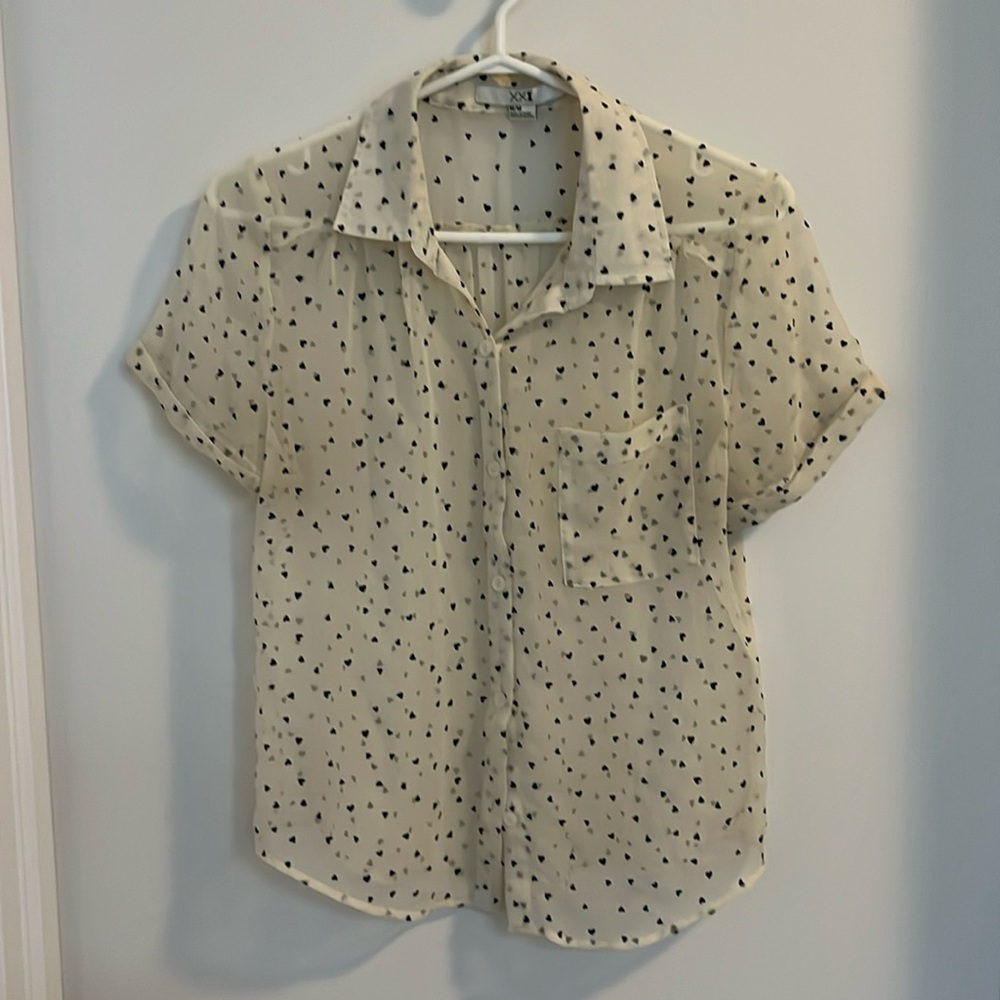 Sheer Hearts Blouse